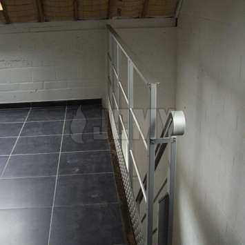 Inside JOMY aluminum stairs