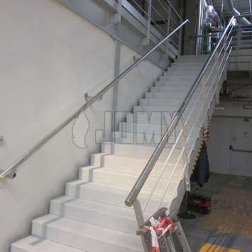 JOMY aluminum fire escape stairs as the preferred solution JOMY aluminum fire escape stairs as the preferred solution