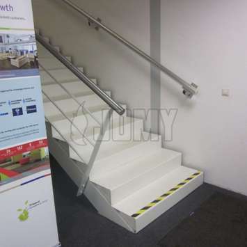 JOMY aluminum fire escape stairs as the preferred solution JOMY aluminum fire escape stairs as the preferred solution