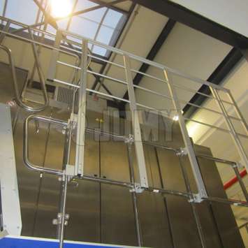 Guardrails A wide range of stair accessories like steps, guardrails, enclosures,... to optimize your staircase is available.